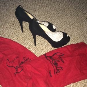 Christian Louboutin black high heels